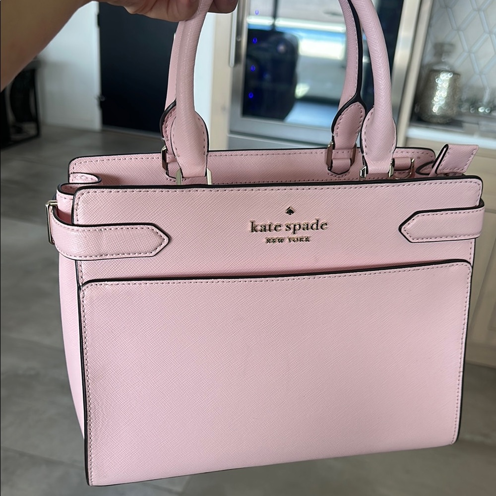 Kate Spade Pink Satchel with Structured Design